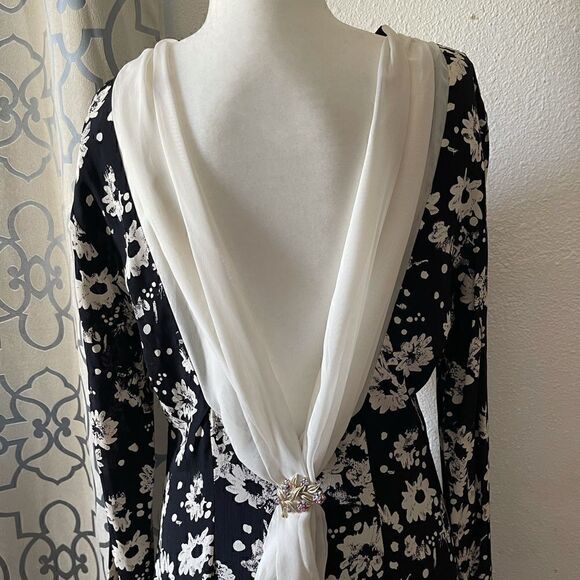 Cynthia rowley cold back maxi dress sz 10 - Picture 4 of 13